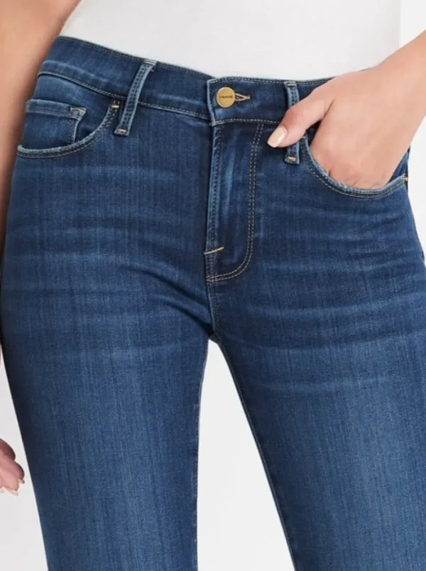 Ali High Rise Cigarette Raw Edge Jean