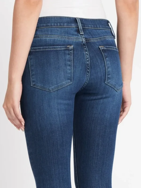 Ali High Rise Cigarette Raw Edge Jean