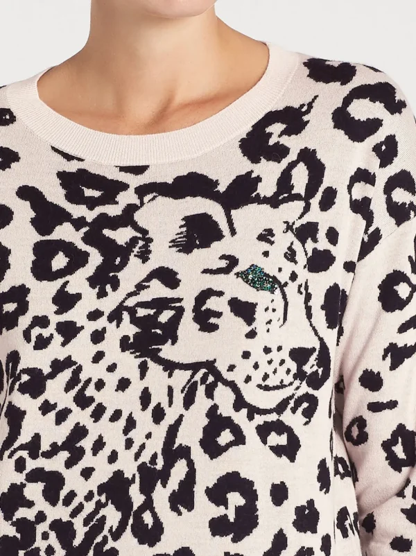 Animal Jacquard Pullover