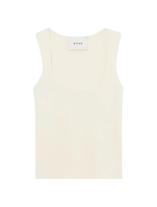 Bustier-Shaped Knitted Tanktop