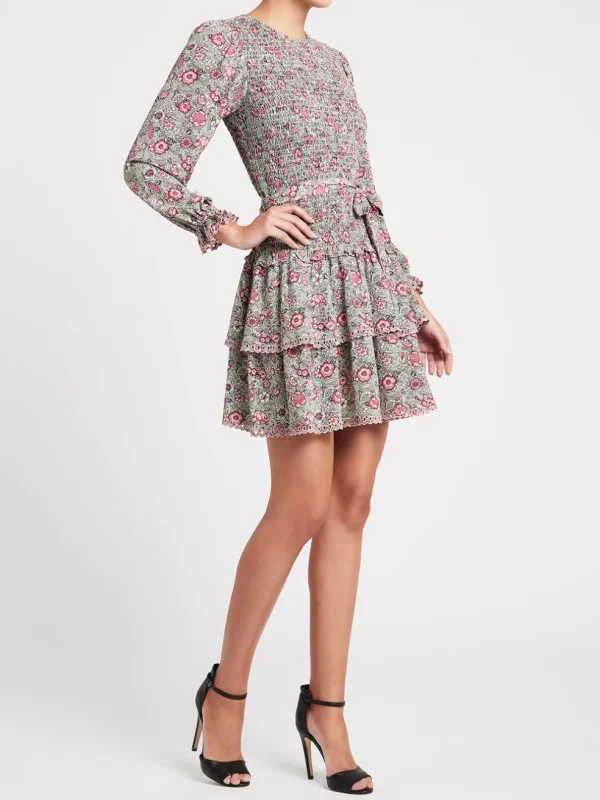 Camila Floral Crepe Dress