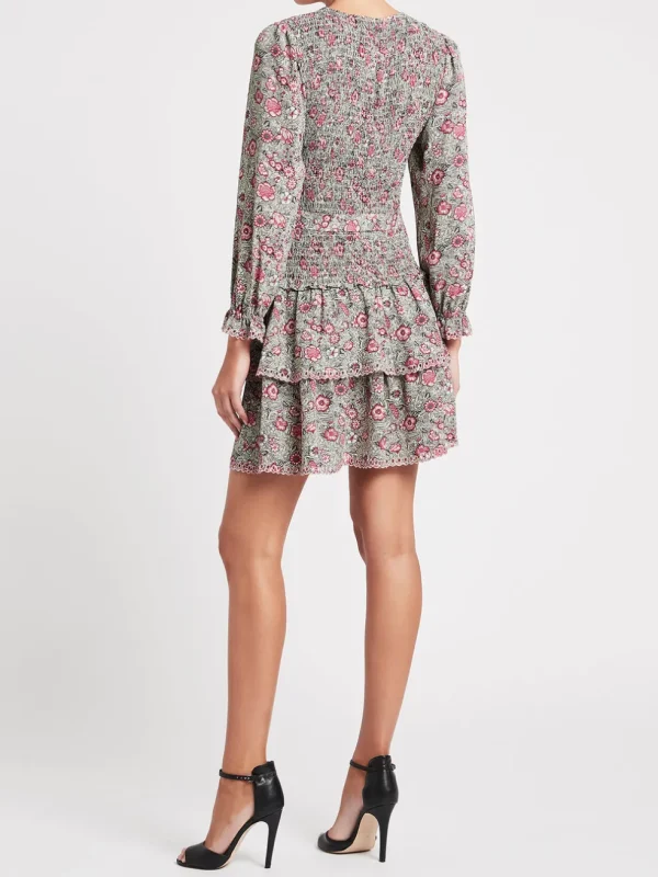 Camila Floral Crepe Dress