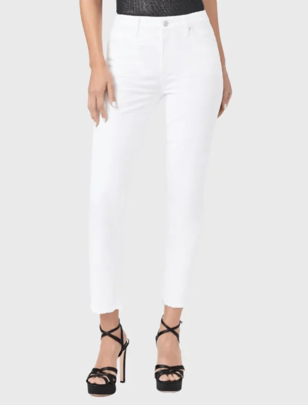 Cindy High Rise Straight Jean