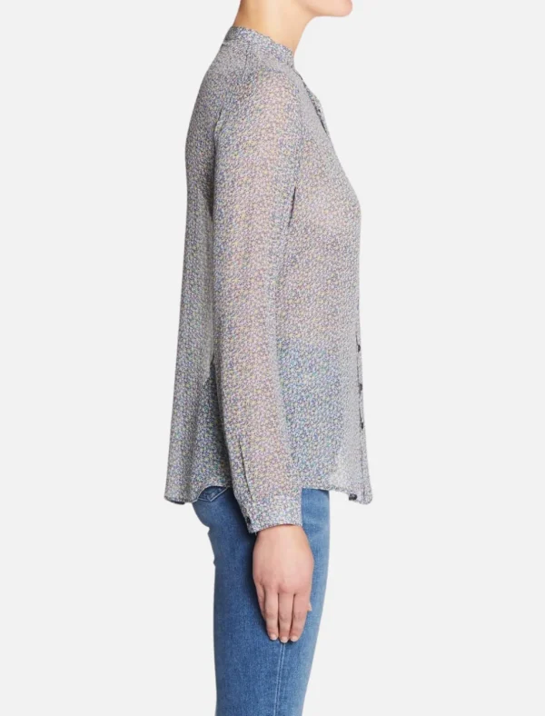 Collarless Evelyn Shirt