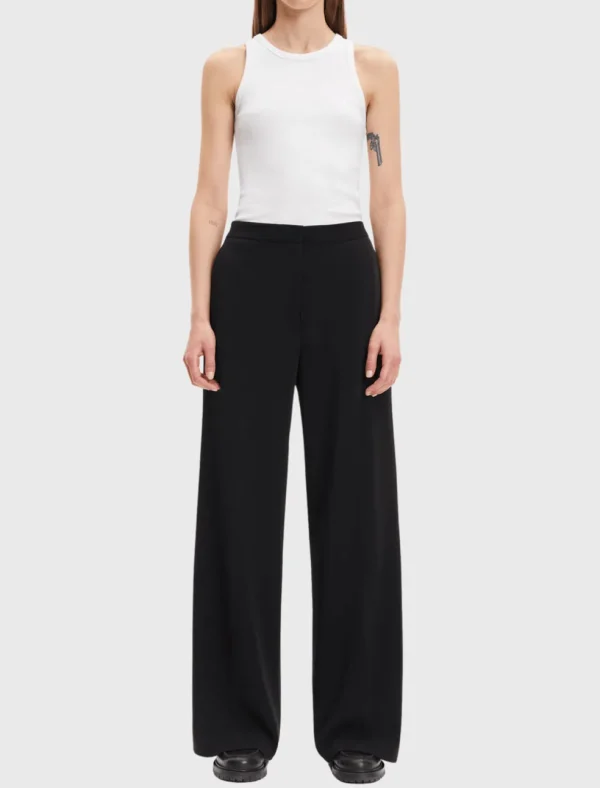 Collot Wide Leg Suit Trousers