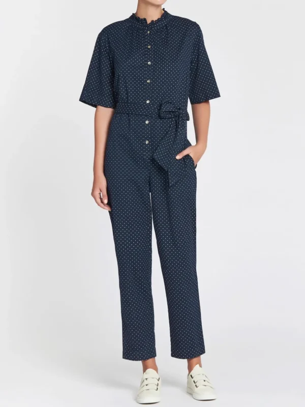 Dahlia Dot Twill Jumpsuit