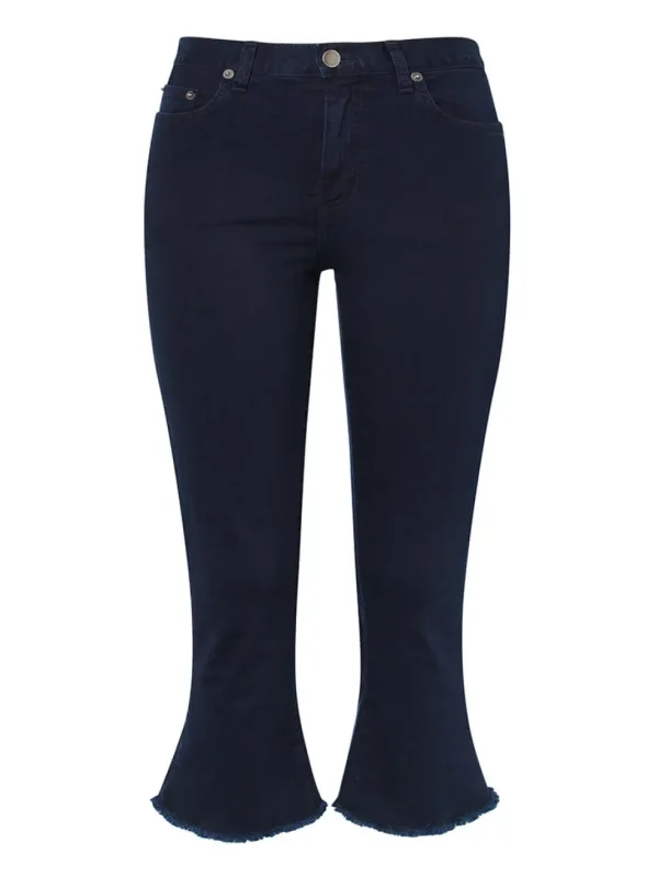 Denim Crop Flare Jean