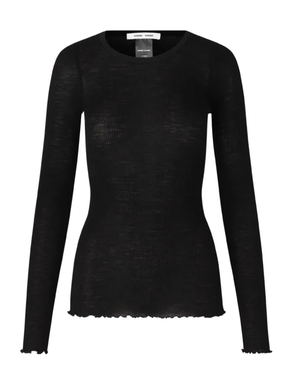 Doudo Long Sleeve Rib Top