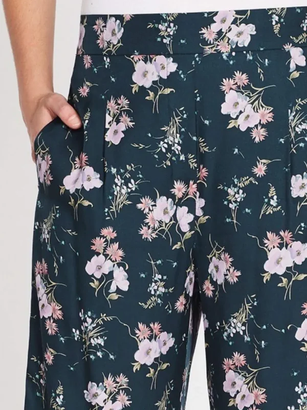 Emilia Print Silk Twill Pant