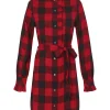 Flannel Check Dress