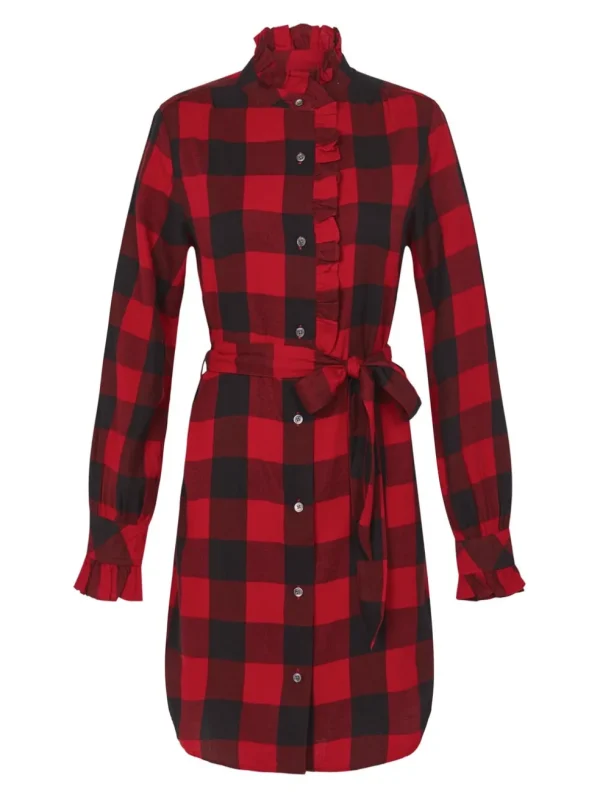 Flannel Check Dress