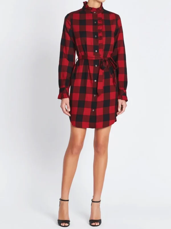 Flannel Check Dress