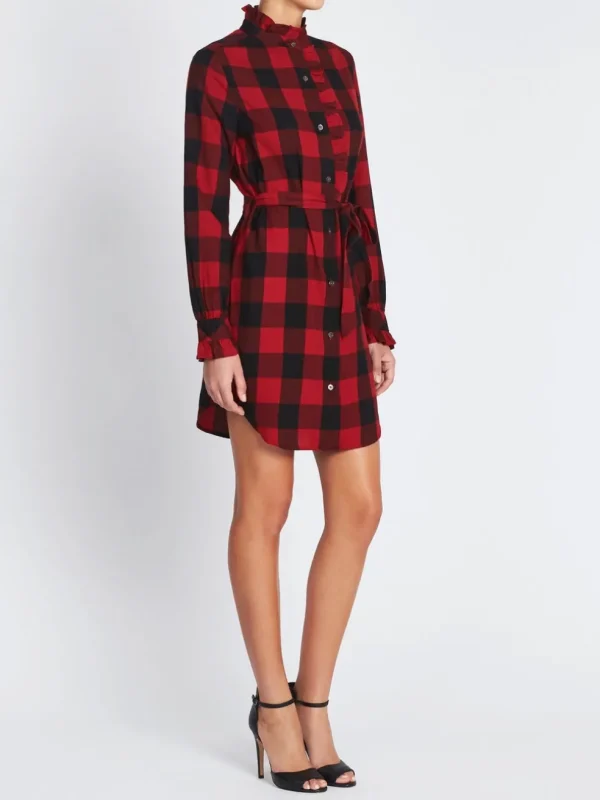 Flannel Check Dress