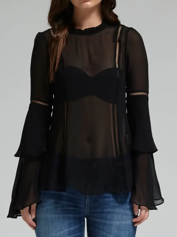 Georgette Layer Sleeve Top