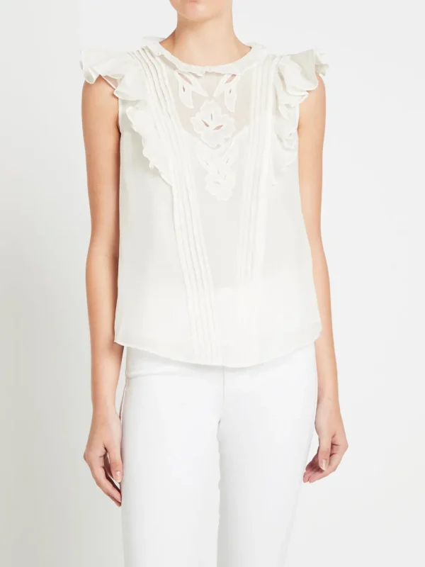 Hana Applique Embroidered Top