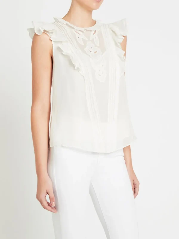 Hana Applique Embroidered Top