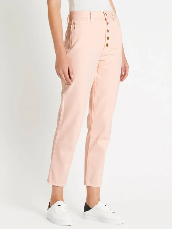 Heather Button Fly Jean