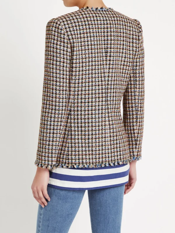Houndstooth Tweed Jacket