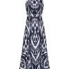 Ikat Linen Dress