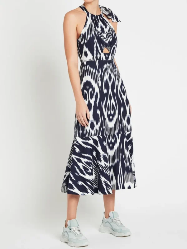 Ikat Linen Dress