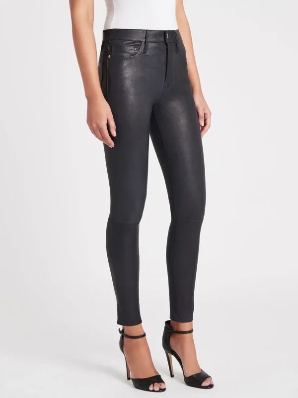 Le High Leather Skinny Pants