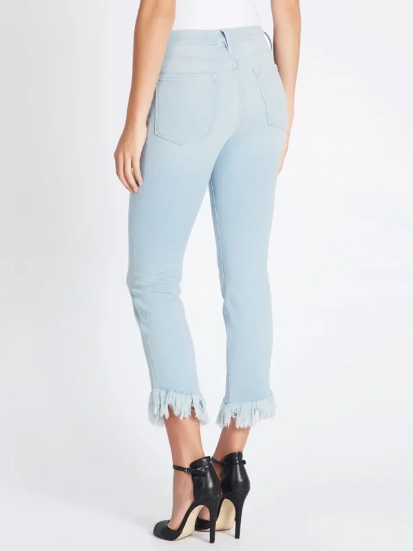 Le High Shredded Raw Jean