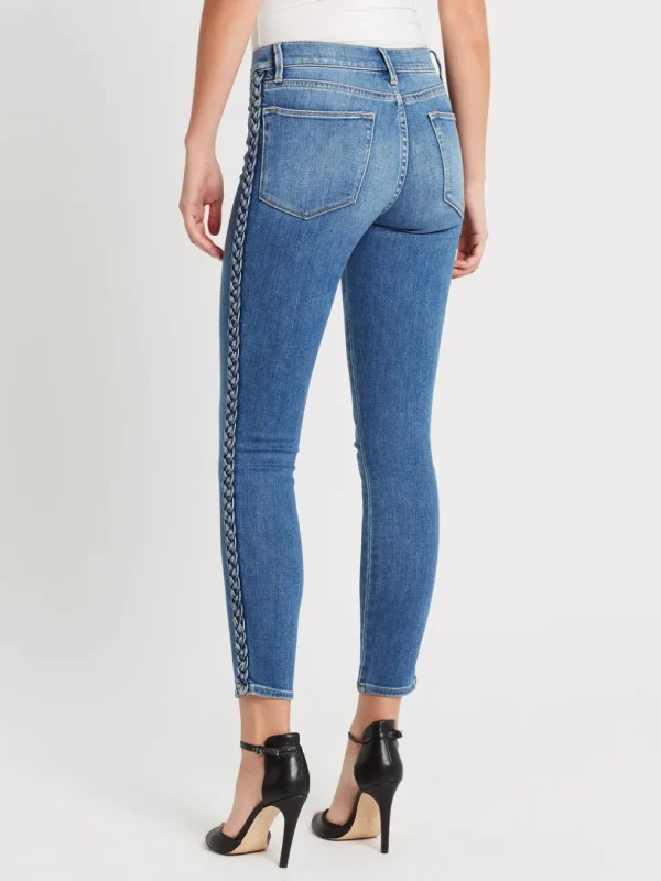 Le High Skinny Braided Seam Jean
