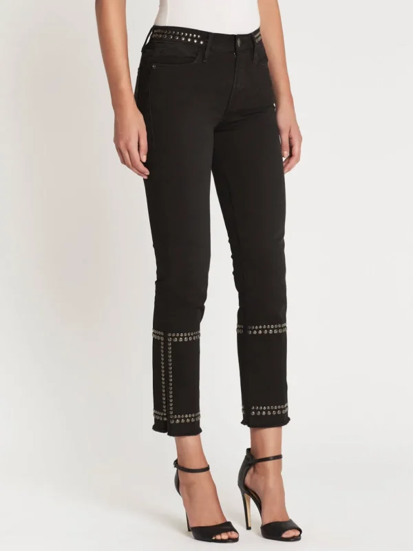 Le High Straight Band Stud Jean