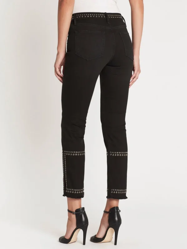 Le High Straight Band Stud Jean
