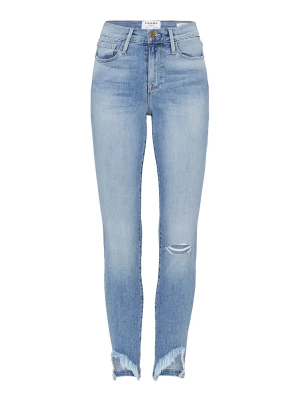 Le Skinny De Jeanne Side Fray