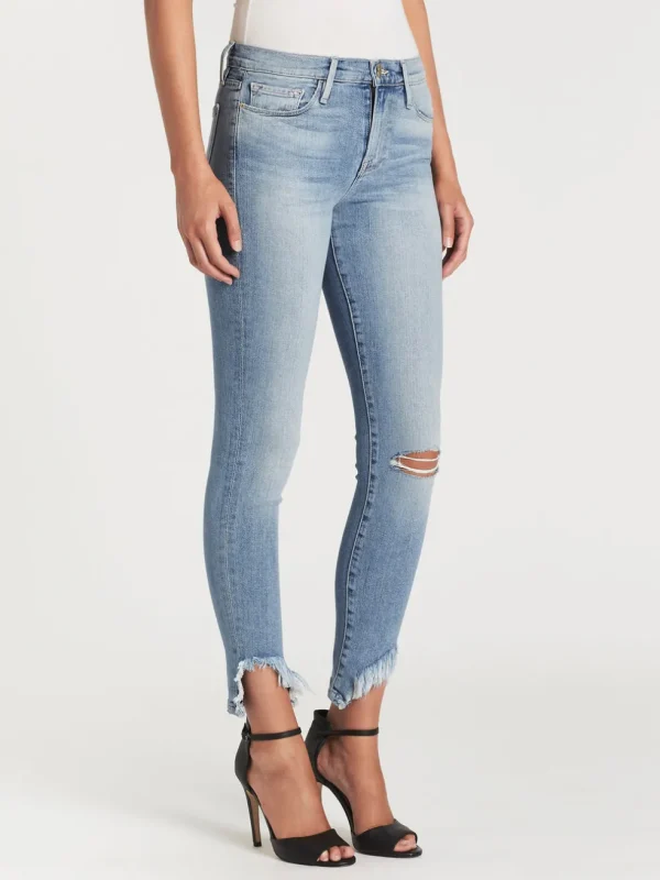 Le Skinny De Jeanne Side Fray