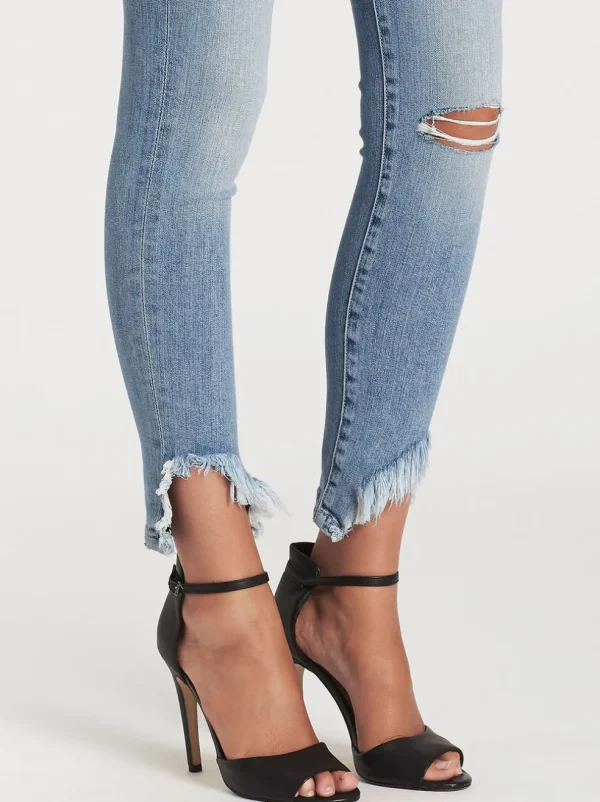 Le Skinny De Jeanne Side Fray