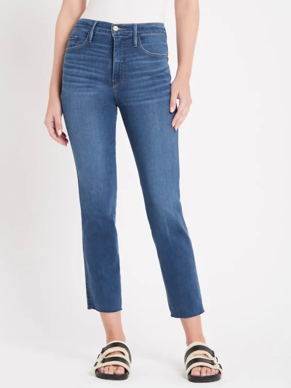 Le Sylvie Crop Raw Edge Jean