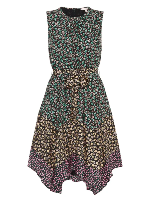 Louisa Floral Mixed Print Dress
