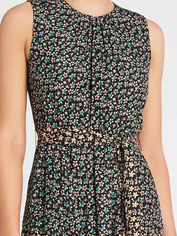 Louisa Floral Mixed Print Dress