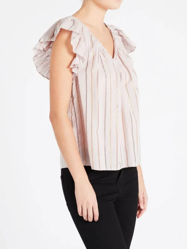 Lurex Stripe Top