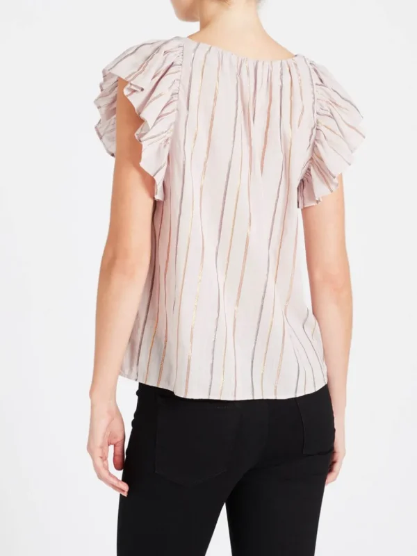 Lurex Stripe Top