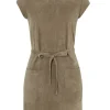 Maroone Suede Dress