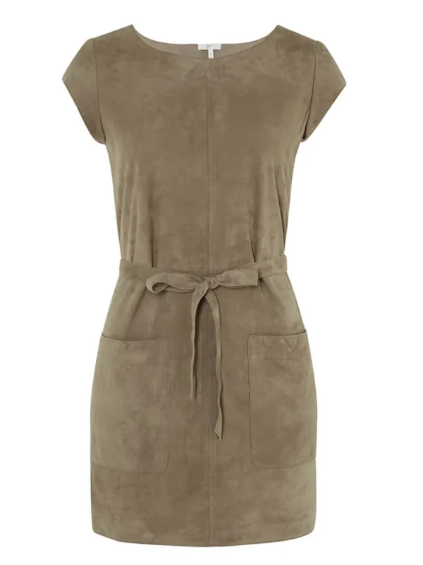 Maroone Suede Dress