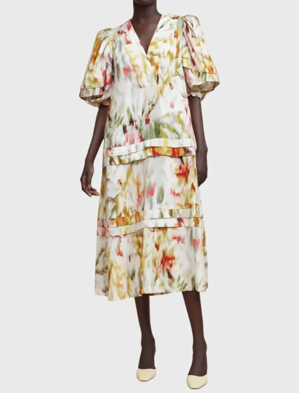 Marston Short Sleeved Midi Dress