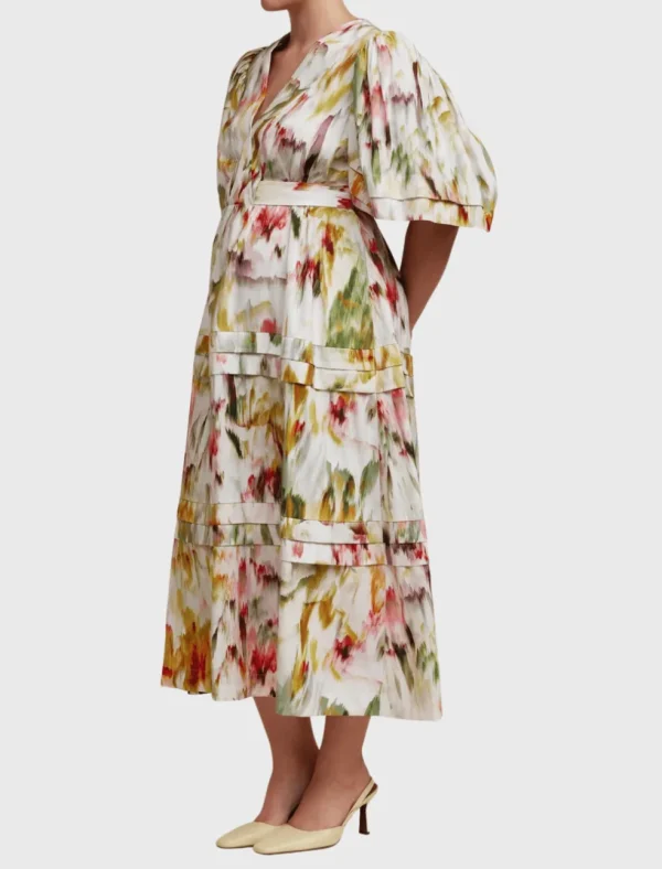 Marston Short Sleeved Midi Dress