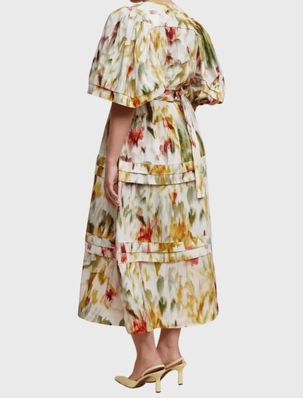 Marston Short Sleeved Midi Dress