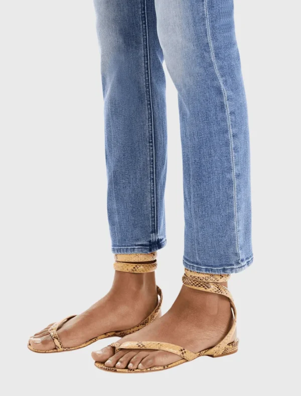 Mid Rise Dazzler Ankle Jean