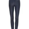 Mid Rise Skinny Leather Pant