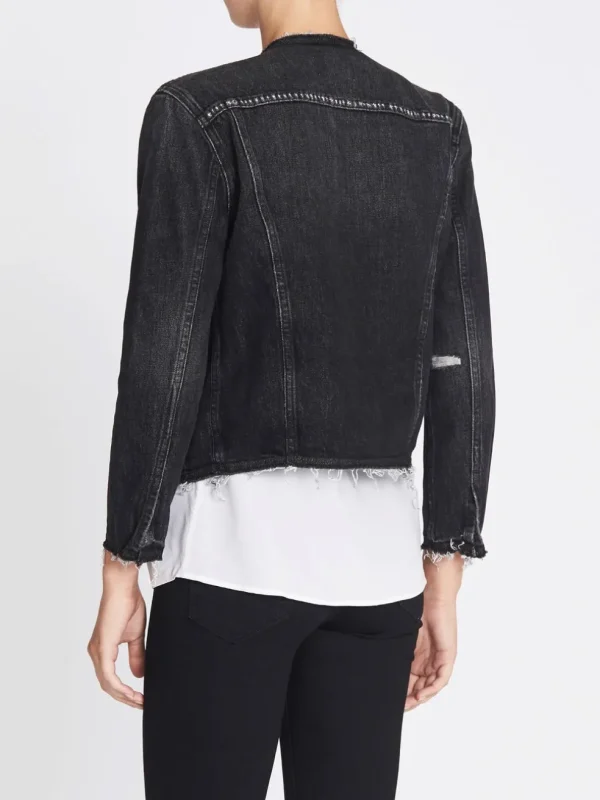 Rigid Re-release Le Jacket Raw Edge