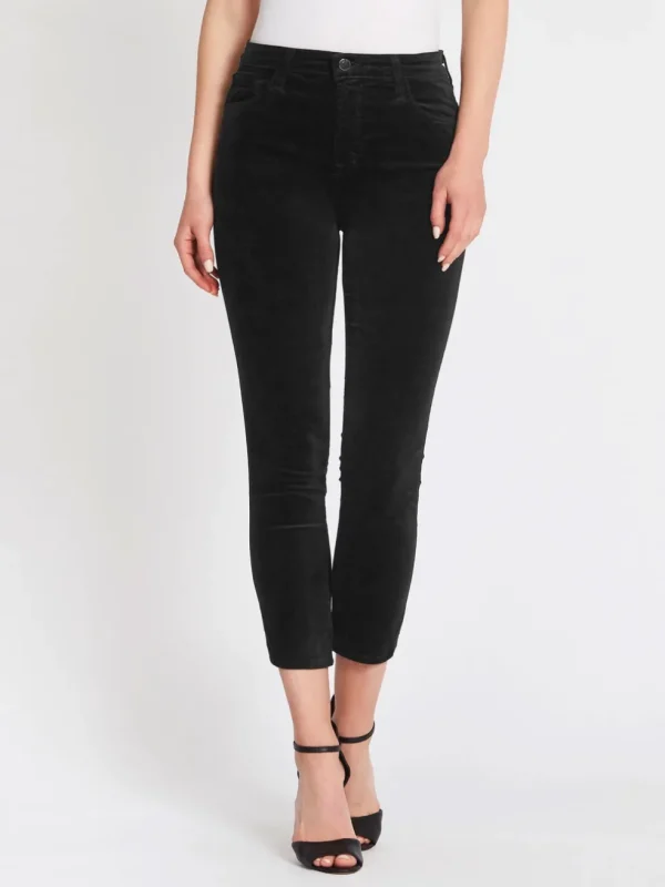 Ruby Velvet High Rise Crop Cigarette Jeans