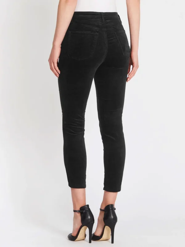 Ruby Velvet High Rise Crop Cigarette Jeans