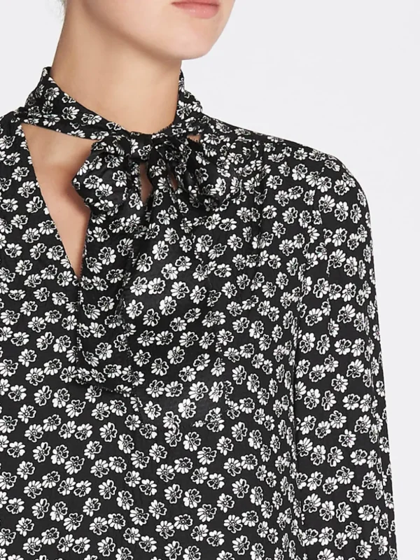 Rue Floral Print Scarf Tie Dress