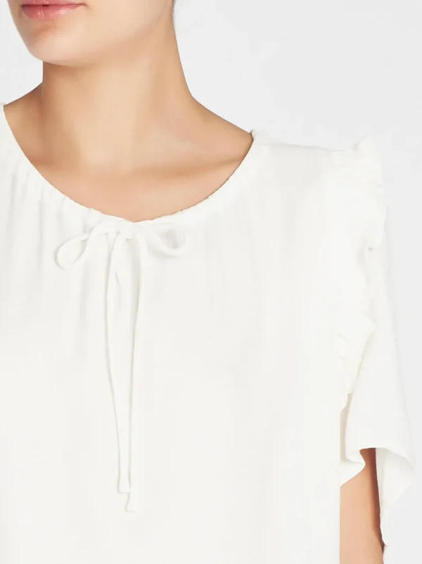 Ruffle Raglan Top