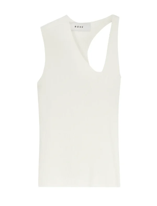 Sculptural Knit Tank Top